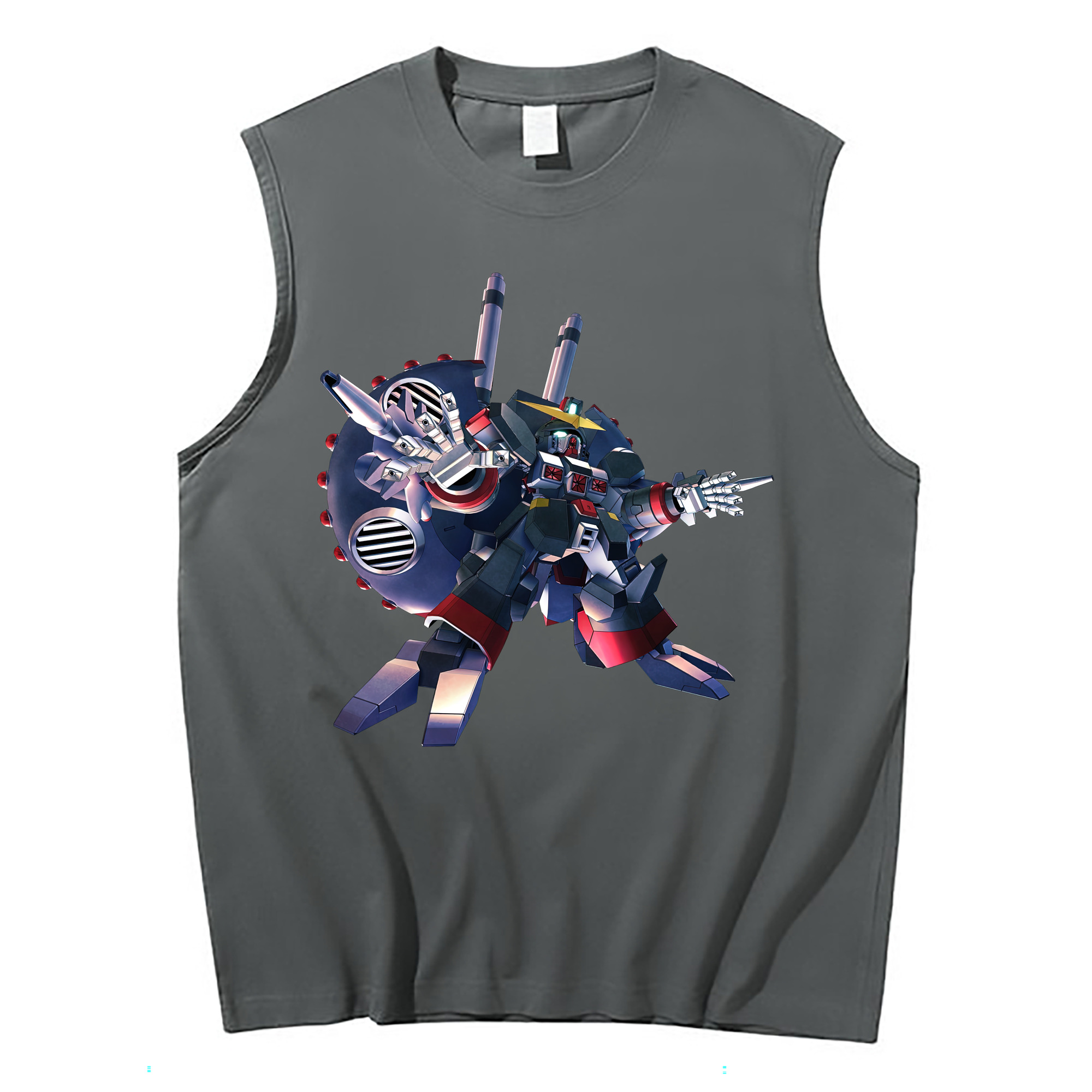 （画像用） 機動戦士ガンダム Mobile Suit Gundam コットン100％タンクトップ（フロントプリント）